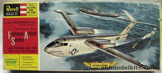 Revell 1/136 Martin P6M-1 Seamaster - 'Famous Artist' Issue - (P6M1), H176-98 plastic model kit